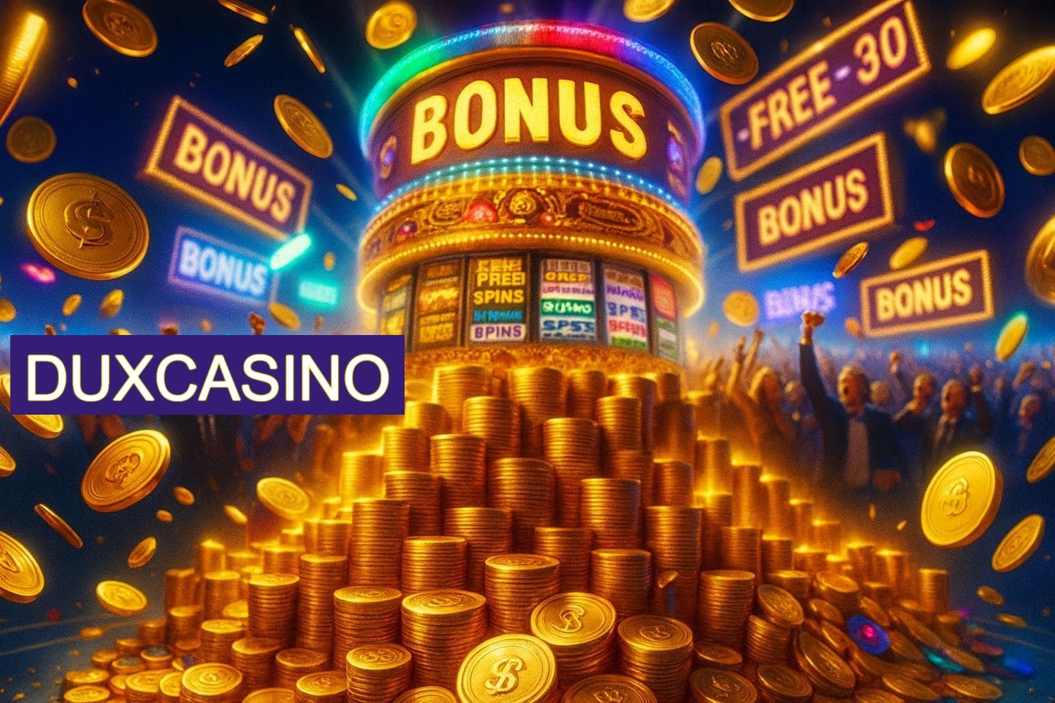 Bônus de boas-vindas e outros tipos de bônus no DUXCASINO